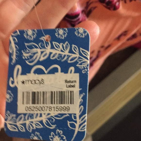 NWT free people lace floral peach swing top XS - Picture 6 of 6